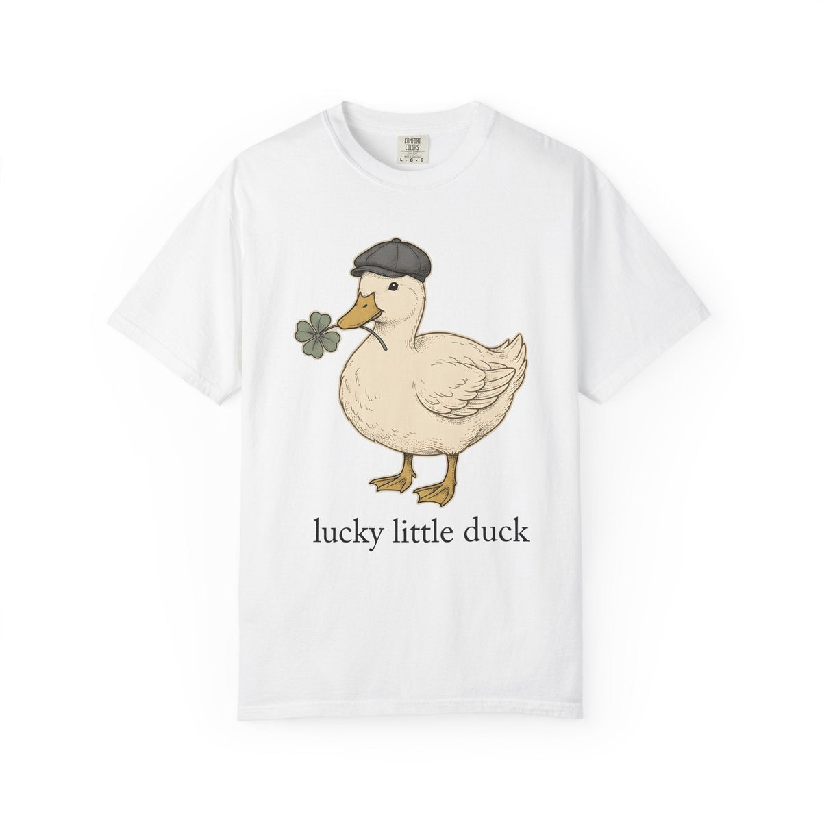 Duck Clover Shirt Holiday Animal Unisex Gift Cute Tee product image 1