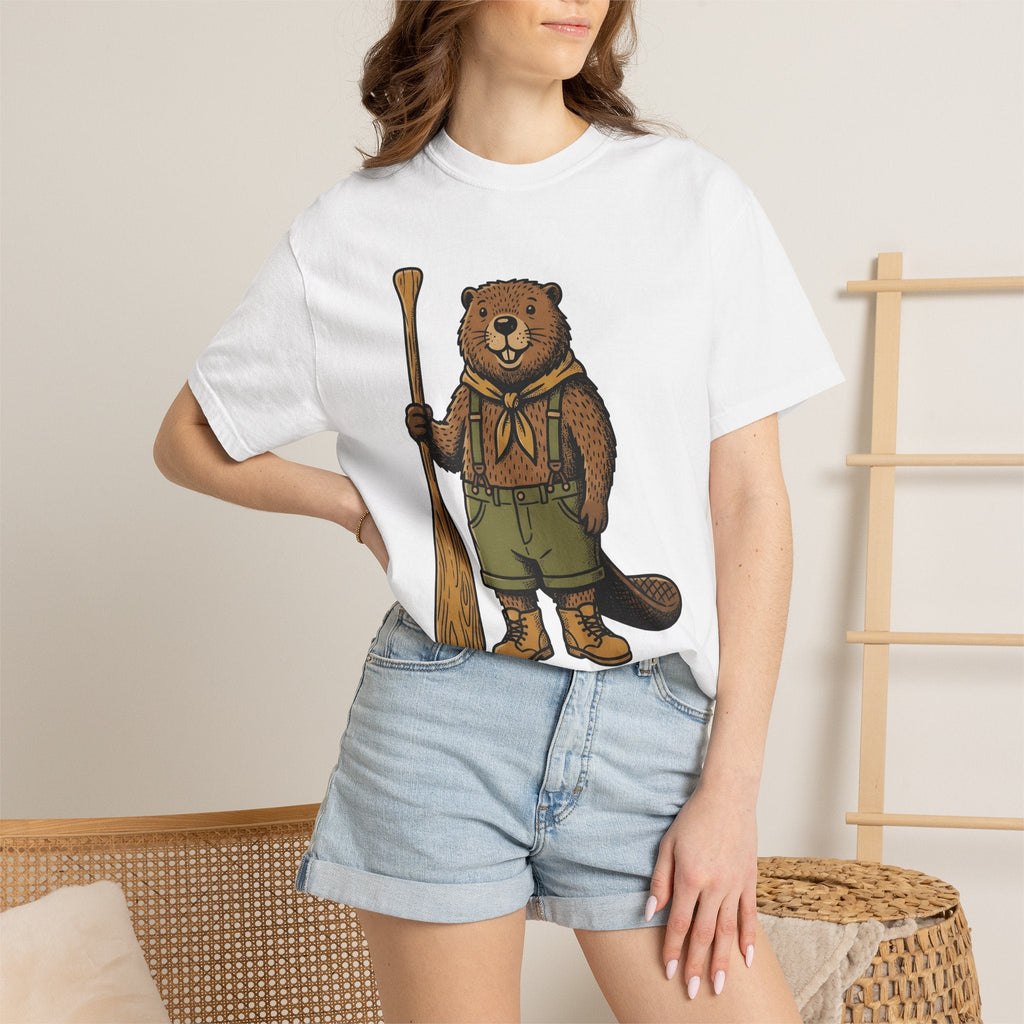 Beaver Rv Shirt Animals Hiking Unisex Gift Antique Tee product image 6