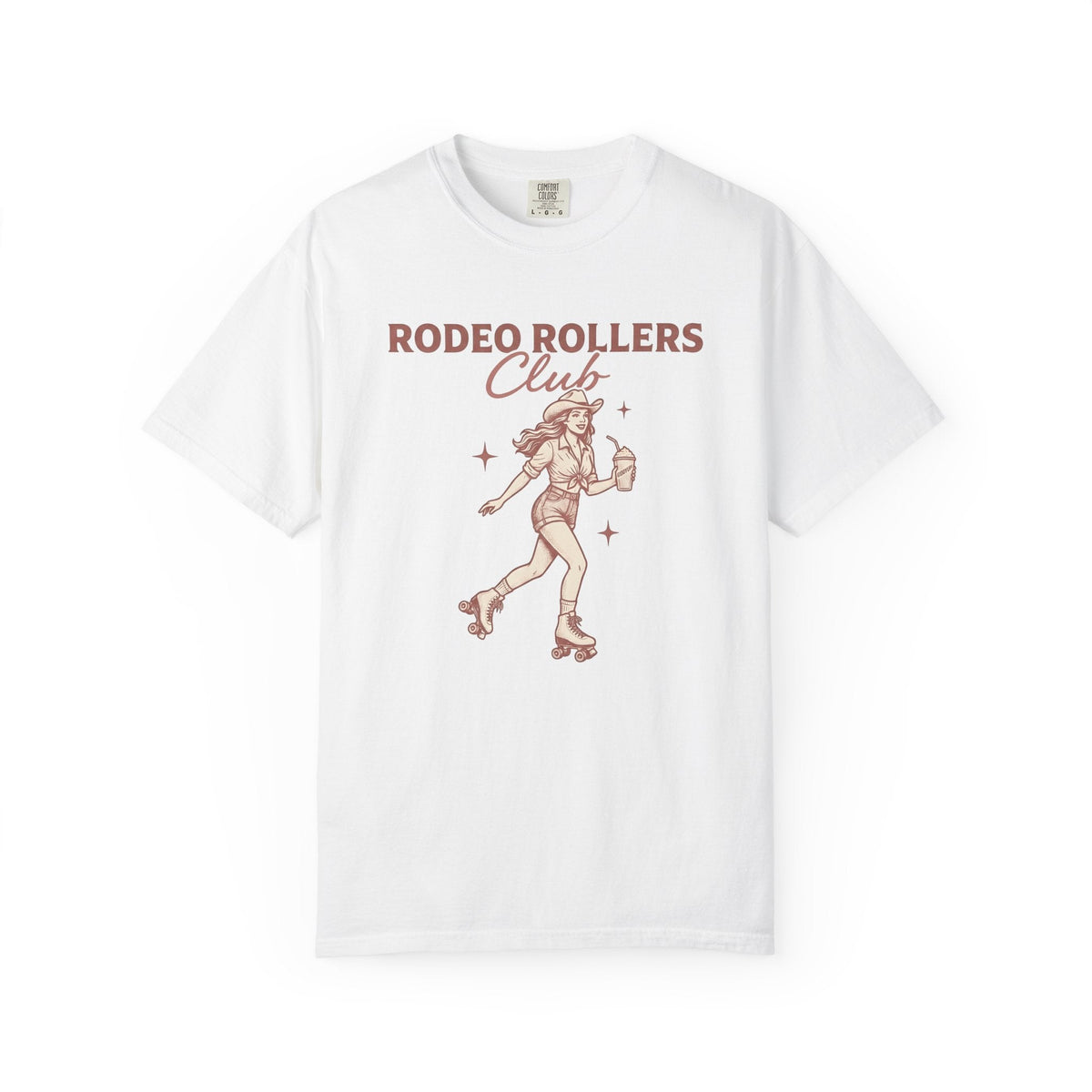 Cowgirl Roller Skates Shirt Retro Gift for Women Vintage Tee product image 1