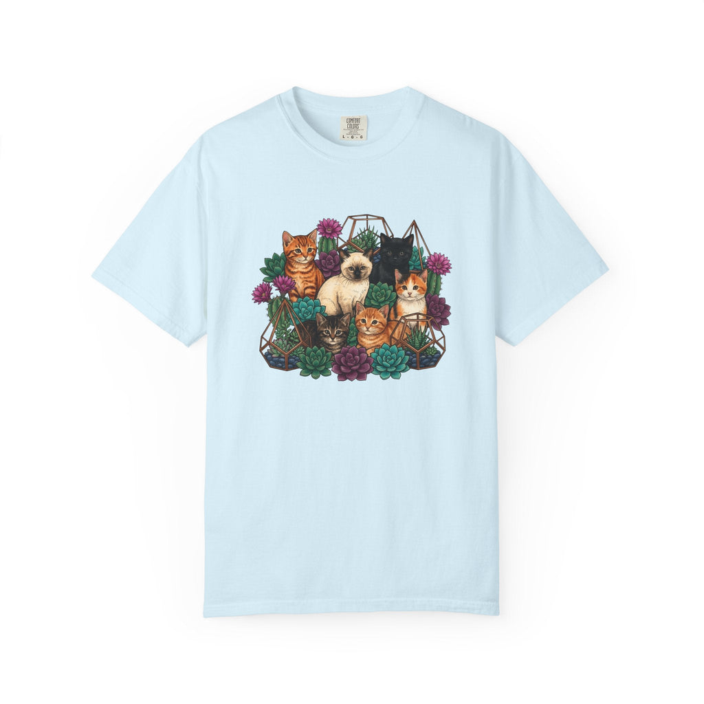 Cats Cluster Shirt Cat Bouquet Gift Women Leafy Tee Kittens product image 2
