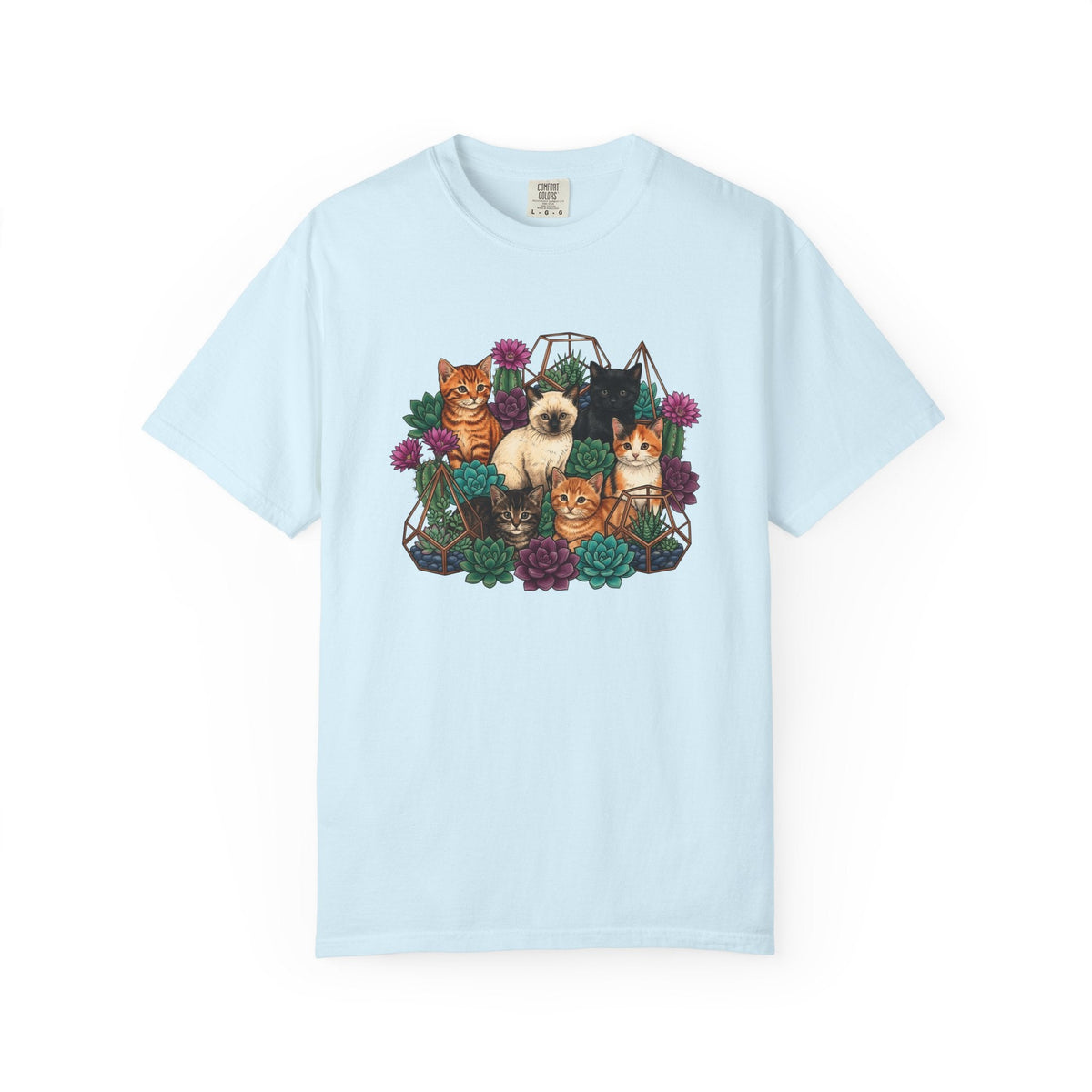 Cats Cluster Shirt Cat Bouquet Gift Women Leafy Tee Kittens product image 2