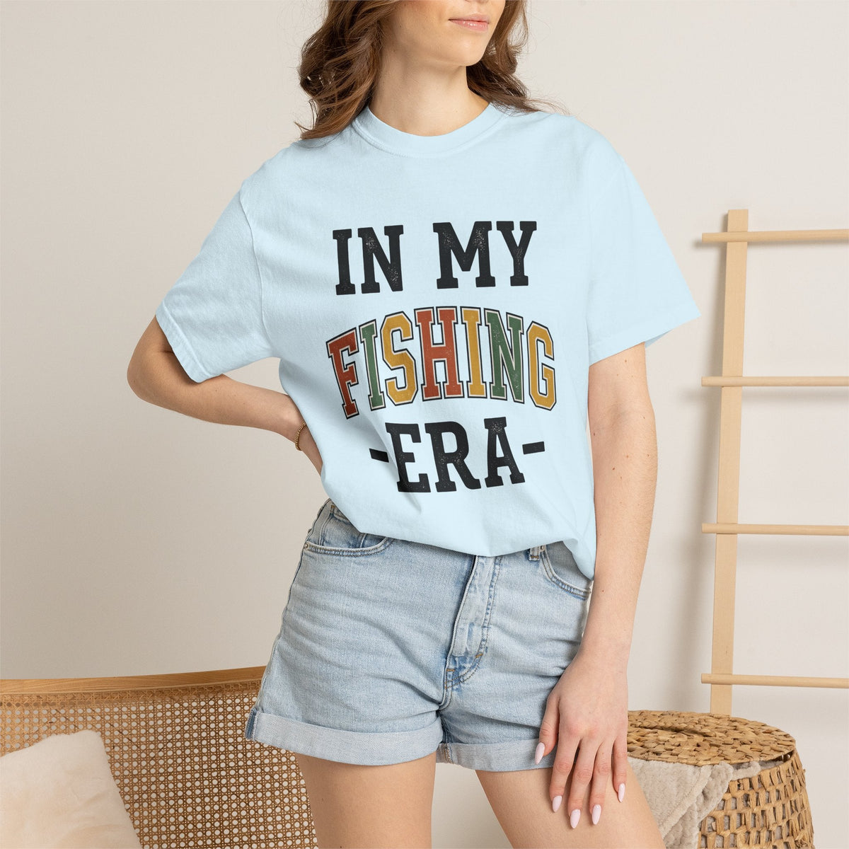Varsity Patch Text Shirt Fishing Adventure Unisex Gift product image 9