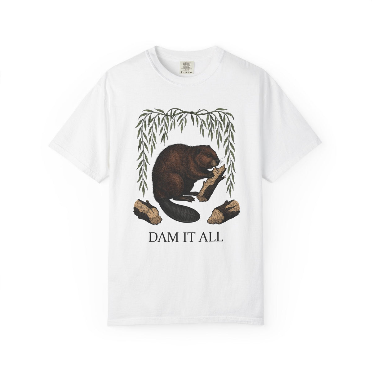 Beaver Artwork Shirt Animals Environment Unisex Gift Old product image 1