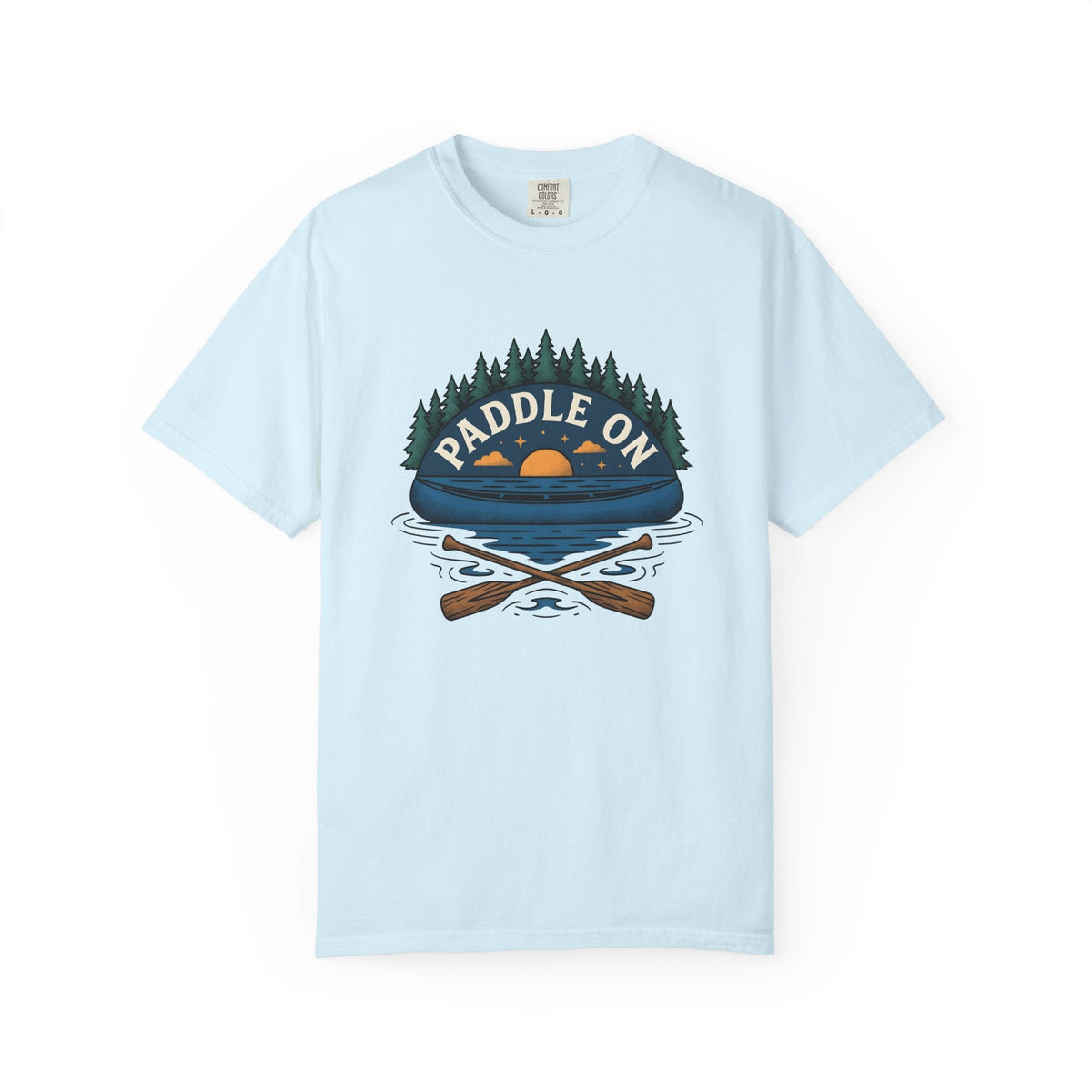 Paddle Boat Sunset Shirt Sports Exploration Unisex Gift product image 2