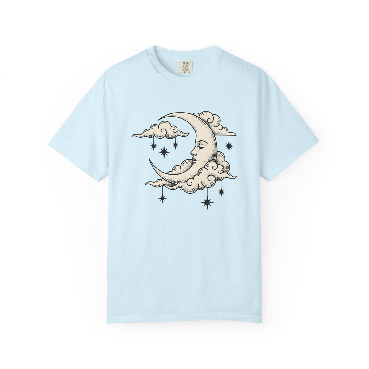 Moon Face Shirt Boho Chic Constellations Unisex Gift Starry product image 2