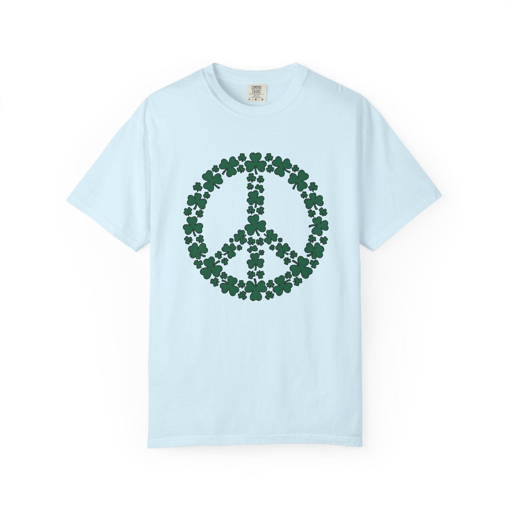 Shamrock Peace Logo Shirt St Patrick's Day Counterculture product image 2