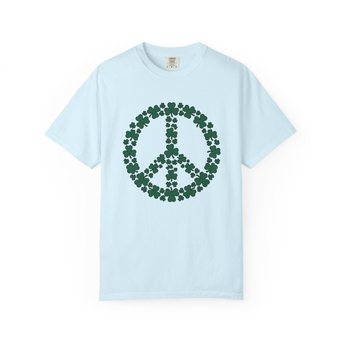 Shamrock Peace Logo Shirt St Patrick's Day Counterculture product image 2