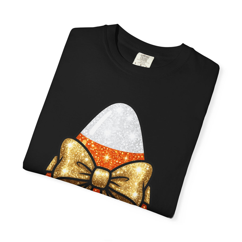Candy Corn Shirt Halloween Treats Unisex Gift Shimmer Tee product image 15