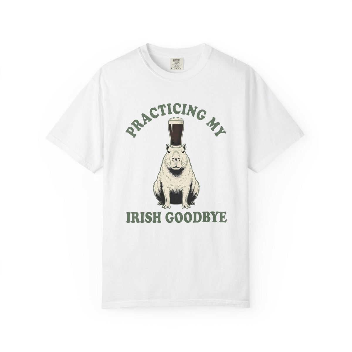 Capybara Ale Shirt St Patricks Day Pet Unisex Gift Retro product image 1