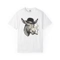 Donkey Hat Shirt Animal Humor Unisex Gift Vintage Tee Burro T-Shirt Pet Fan