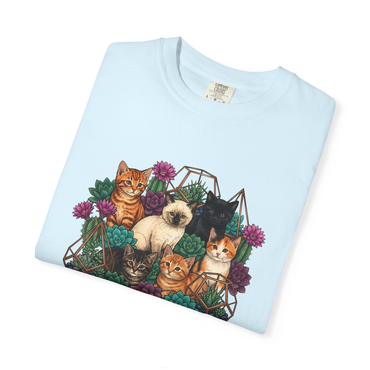 Cats Cluster Shirt Cat Bouquet Gift Women Leafy Tee Kittens product image 8