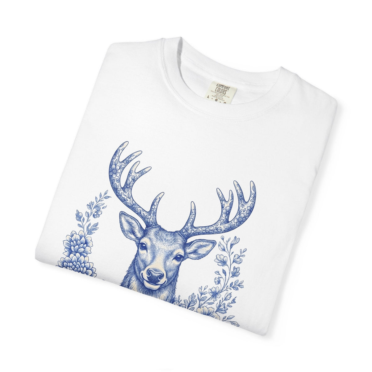 Elk Bloom Shirt Christmas Nature Unisex Gift Wildflower Tee product image 5