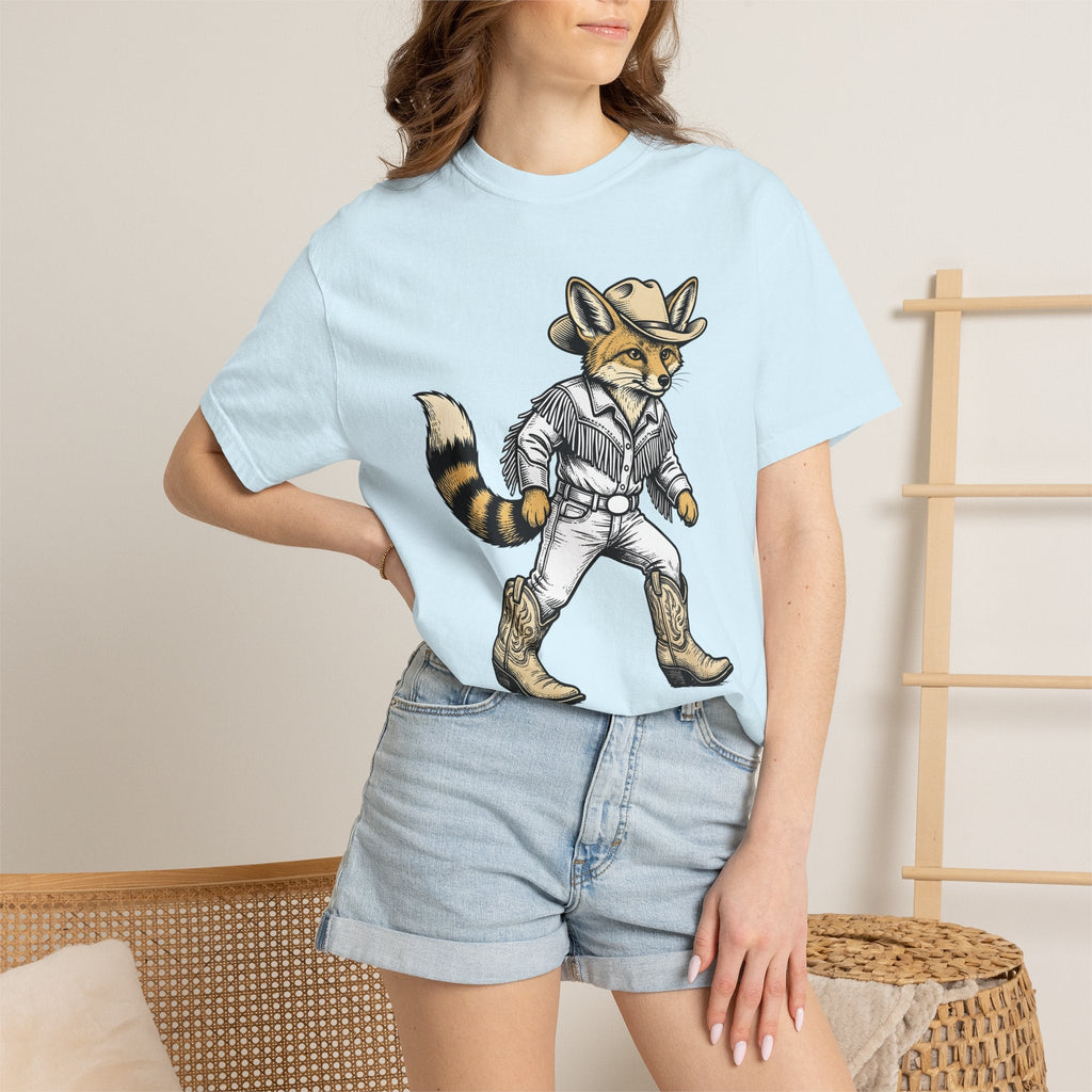 Fox Cowgirl Shirt Fauna Gift for Women Hand Drawn Tee Vixen product image 9