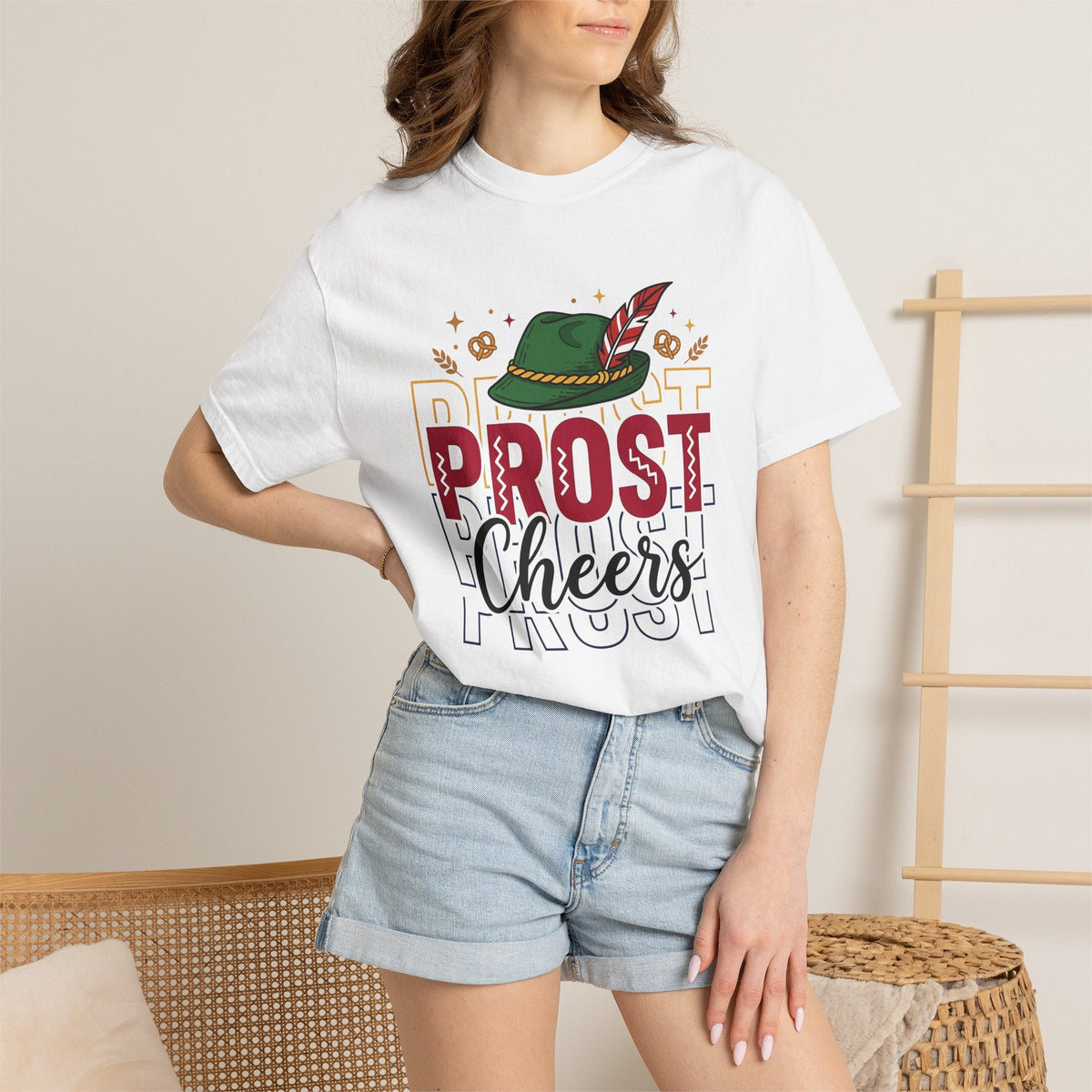 Alpine Hat Shirt Oktoberfest Ale Unisex Gift Graphic Tee Tyrolean T-Shirt