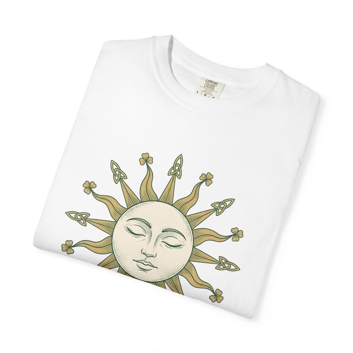 Sun Face Shirt St Patrick's Day Celestial Unisex Gift Boho product image 5