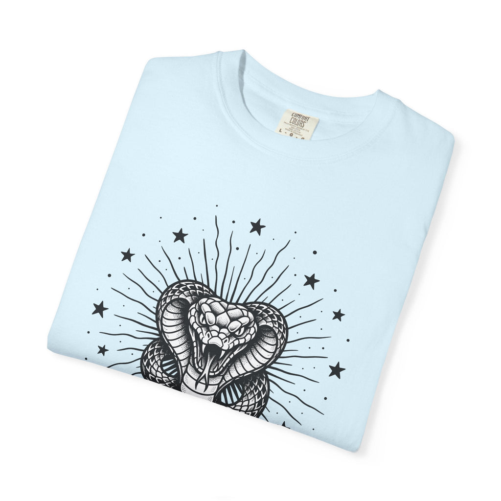 Serpent Art Shirt Boho Chic Zodiac Unisex Gift Line Tee product image 8