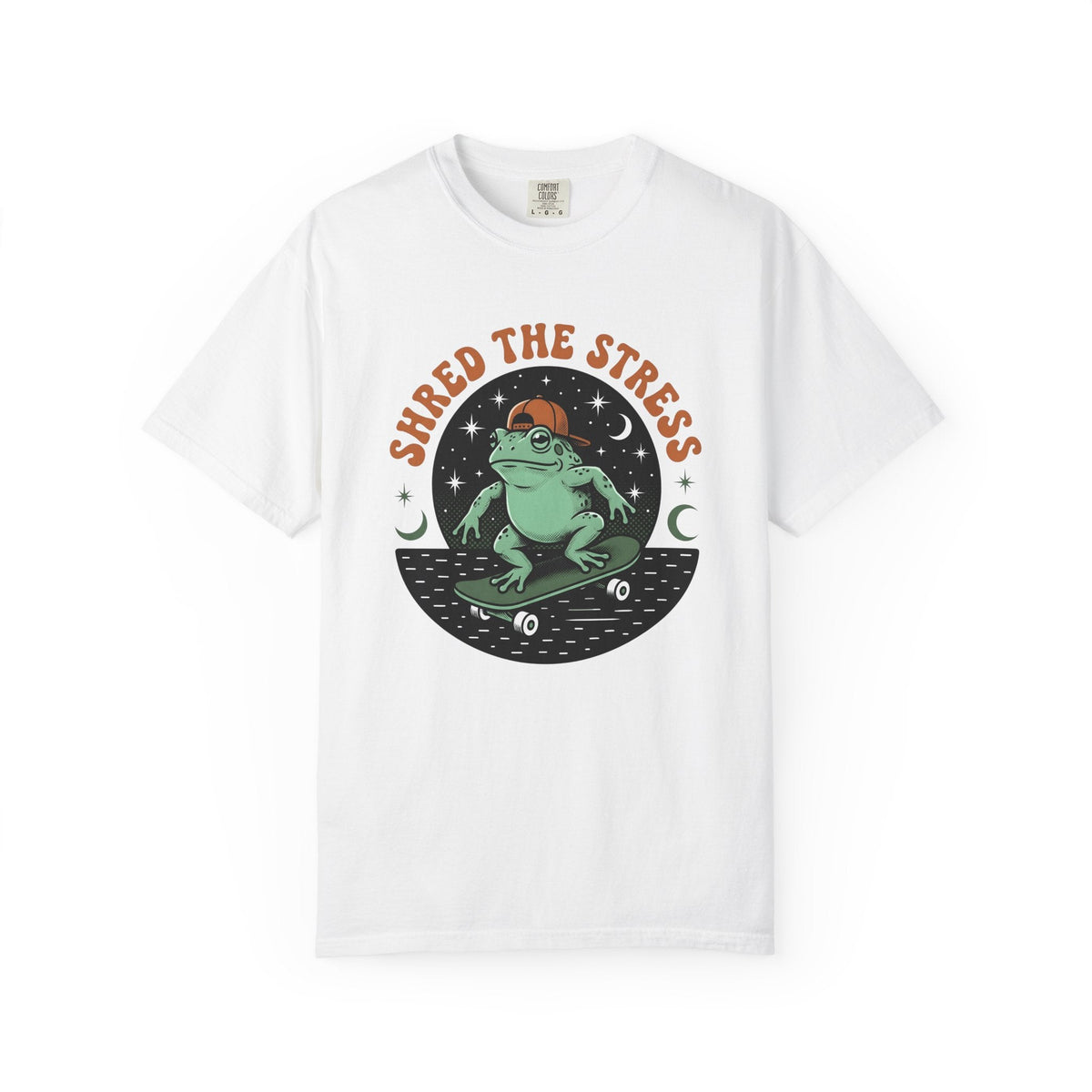 Frog Skateboard Shirt Sports Animal Unisex Gift Vintage Tee product image 1