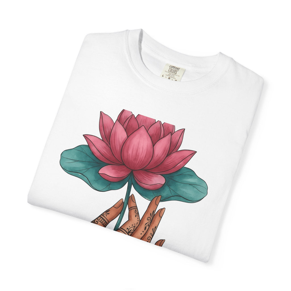 Lotus Fingers Shirt Boho Chic Spirituality Gift Women product image 5