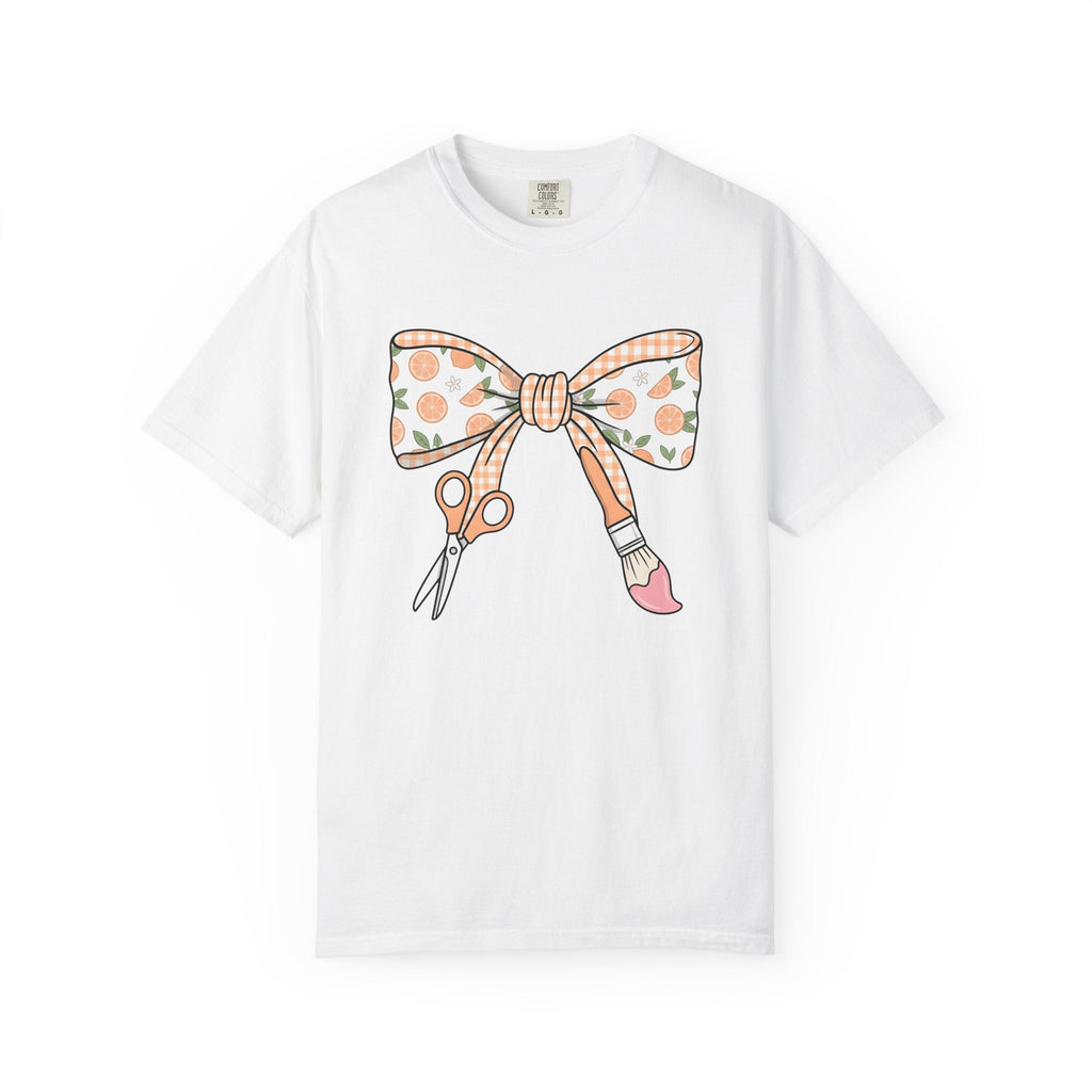 Bow Shears Paint Brush Shirt Teachers Crafting Unisex Gift product image 1