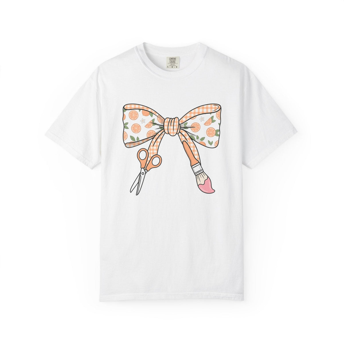 Bow Shears Paint Brush Shirt Teachers Crafting Unisex Gift product image 1