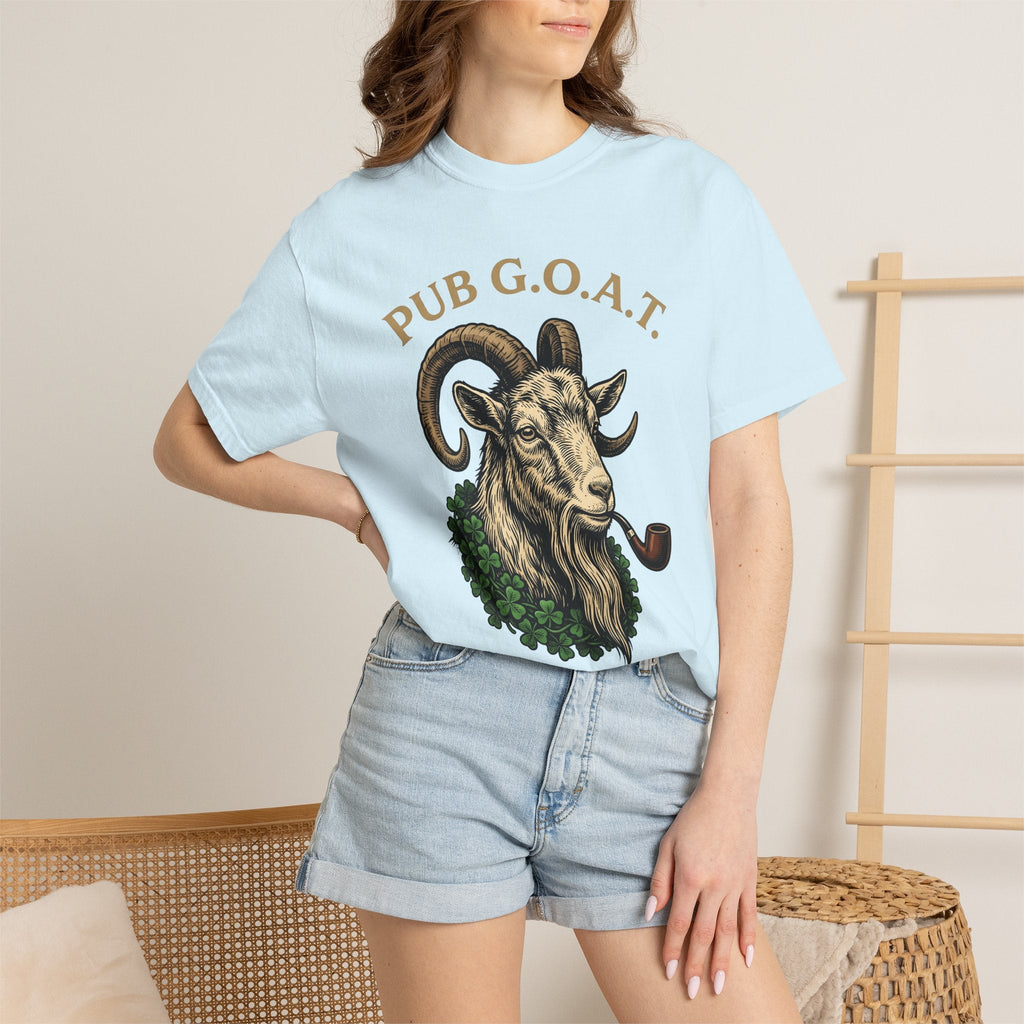 Goat Smoking Cigar Shirt St Patrick's Day Tavern Unisex product image 9