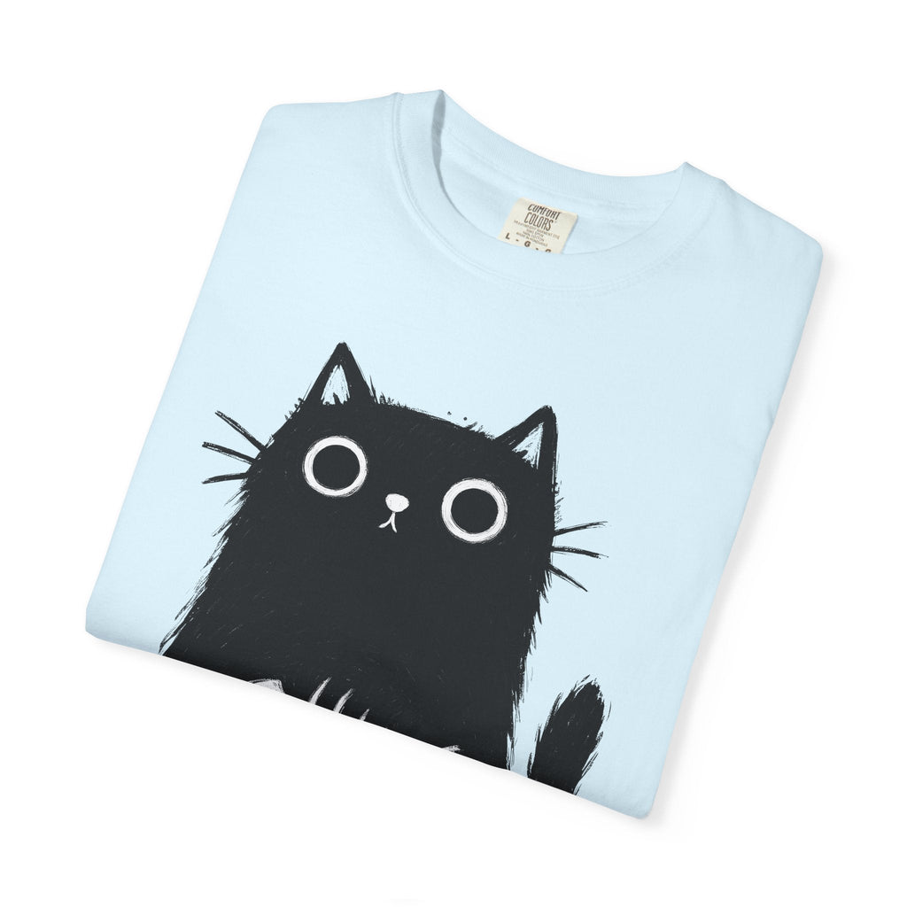 Black Kitten Shirt Cat Alternative Unisex Gift Hand Drawn product image 8