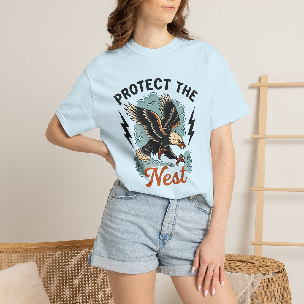 Bald Eagle Shirt Moms Kinship Gift for Women Cartoon Tee product image 9