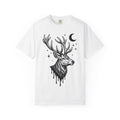 Buck Horns Shirt Boho Chic Forest Unisex Gift Cartoon Tee product image 1
