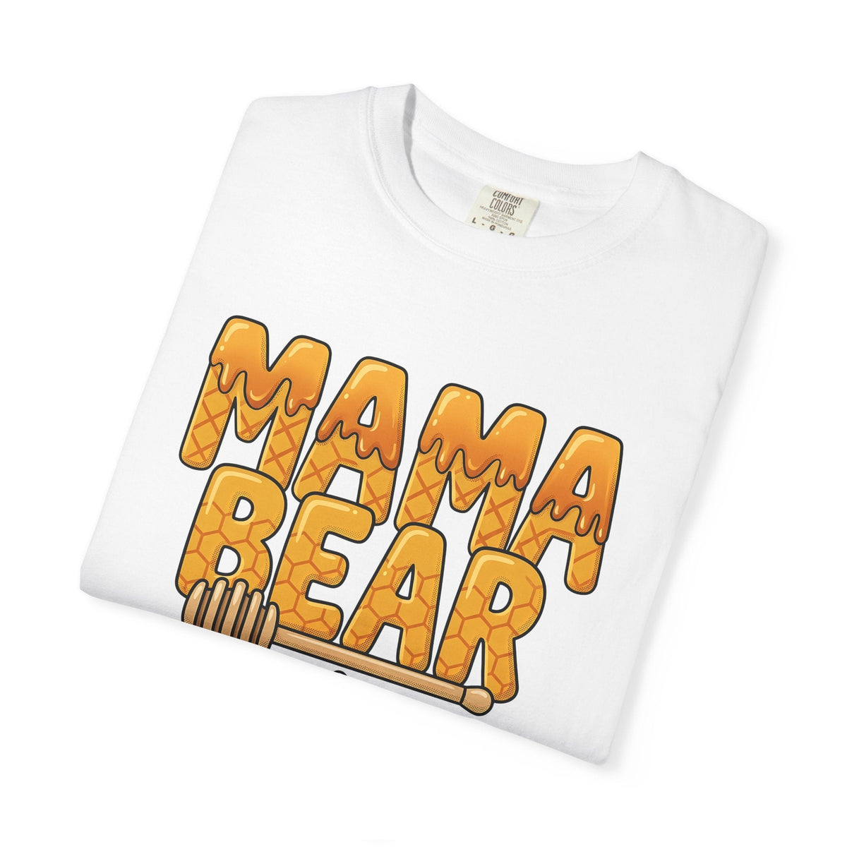 Honeycomb Bee Cartoon T-Shirt – Mom Honey Lover Design product image 5
