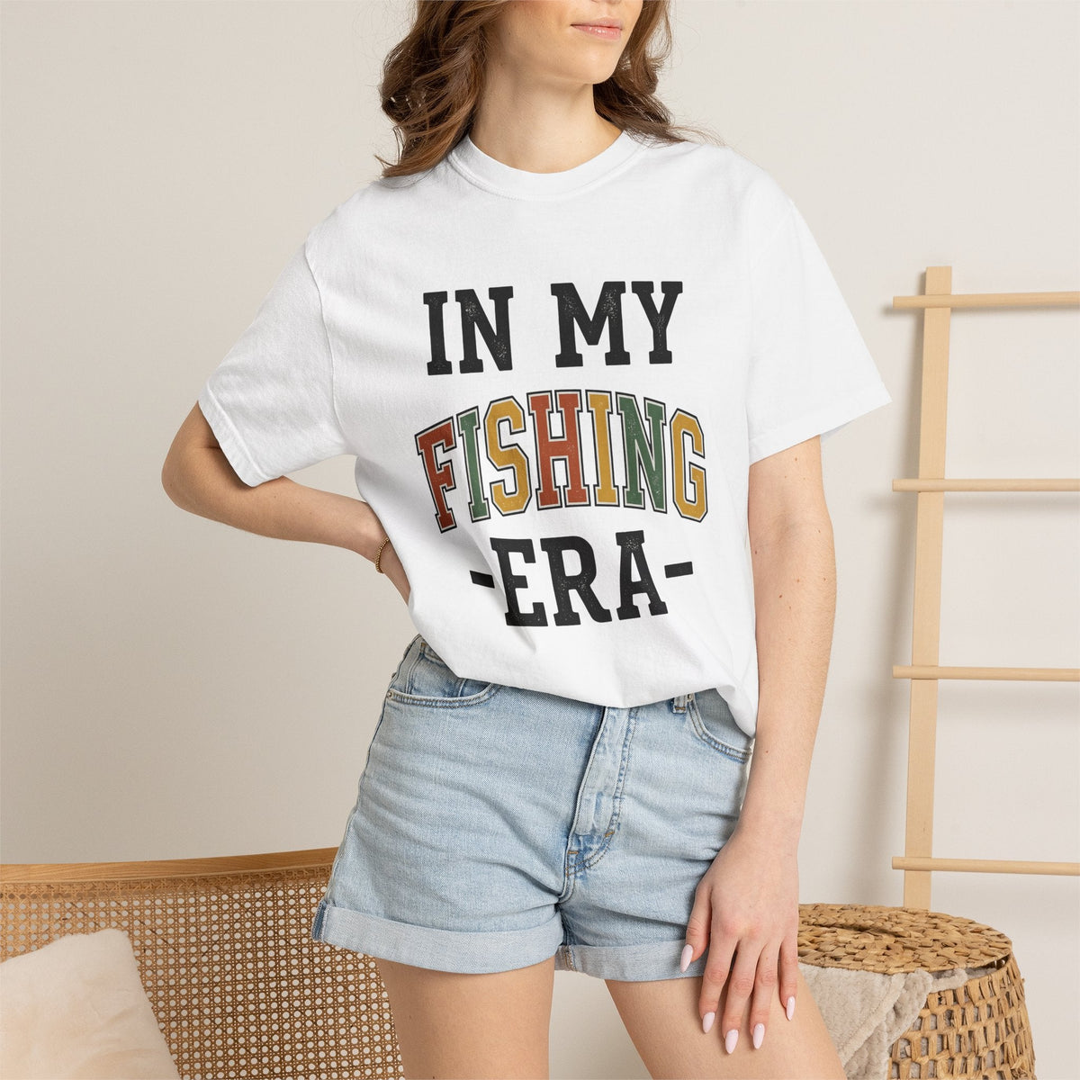 Varsity Patch Text Shirt Fishing Adventure Unisex Gift product image 6