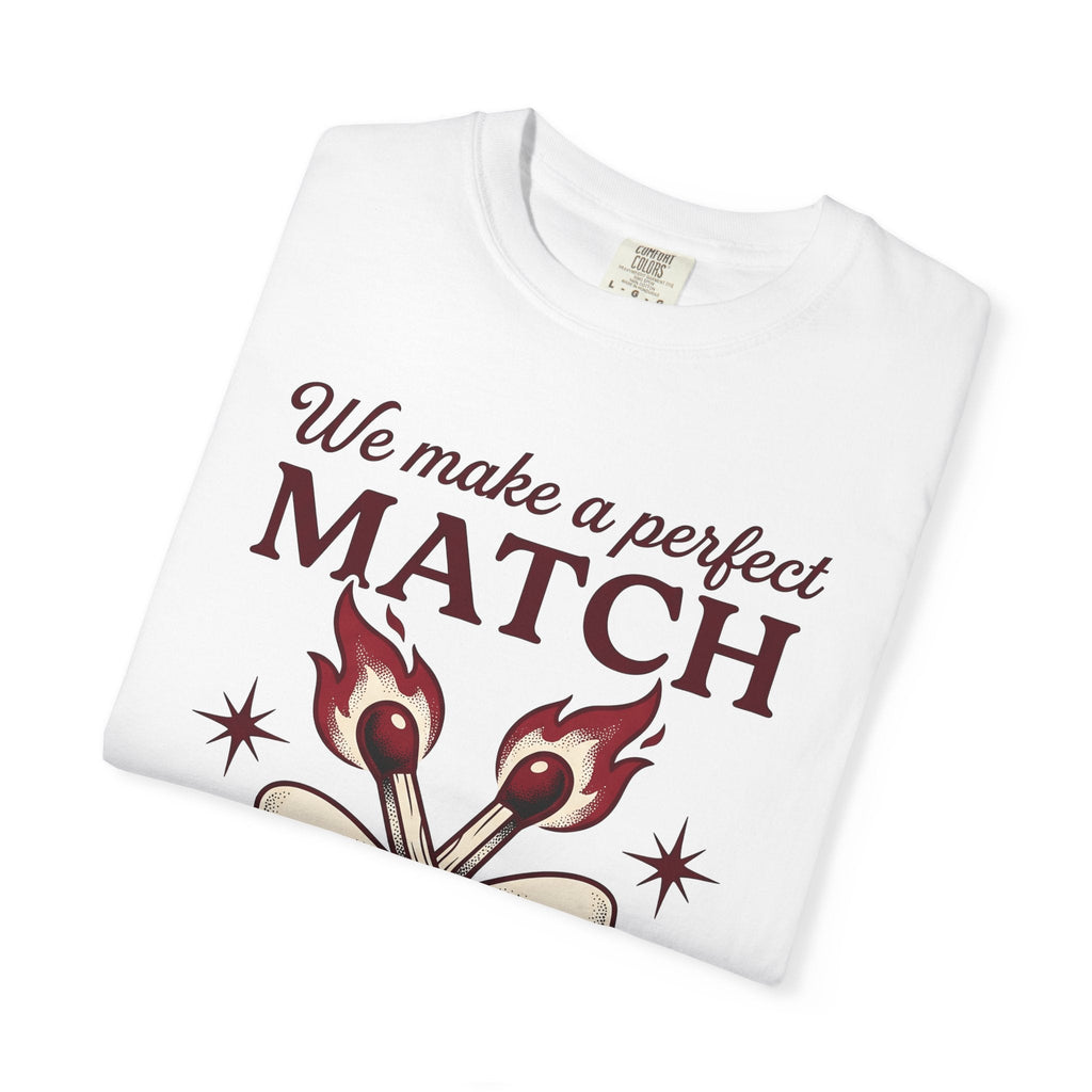 Burning Match Bow Shirt St. Valentine's Day Relationship product image 5