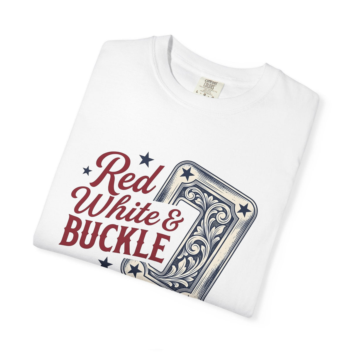 Cowboy Belt Buckle Shirt 4th Of July Rodeo Unisex Gift product image 5