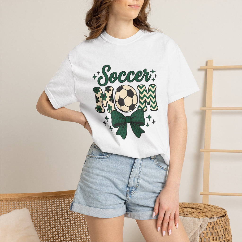 Soccer Ball Shirt Moms Athletics Gift for Women Cute Tee product image 6