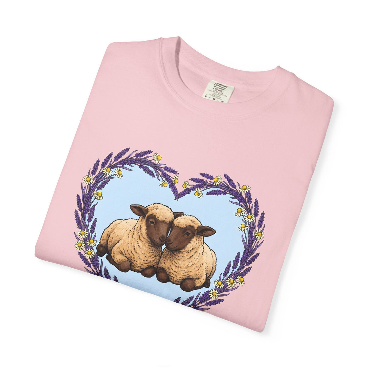 Sheep Couple Shirt Cute Pet Unisex Gift Sketch Tee Ewe product image 11