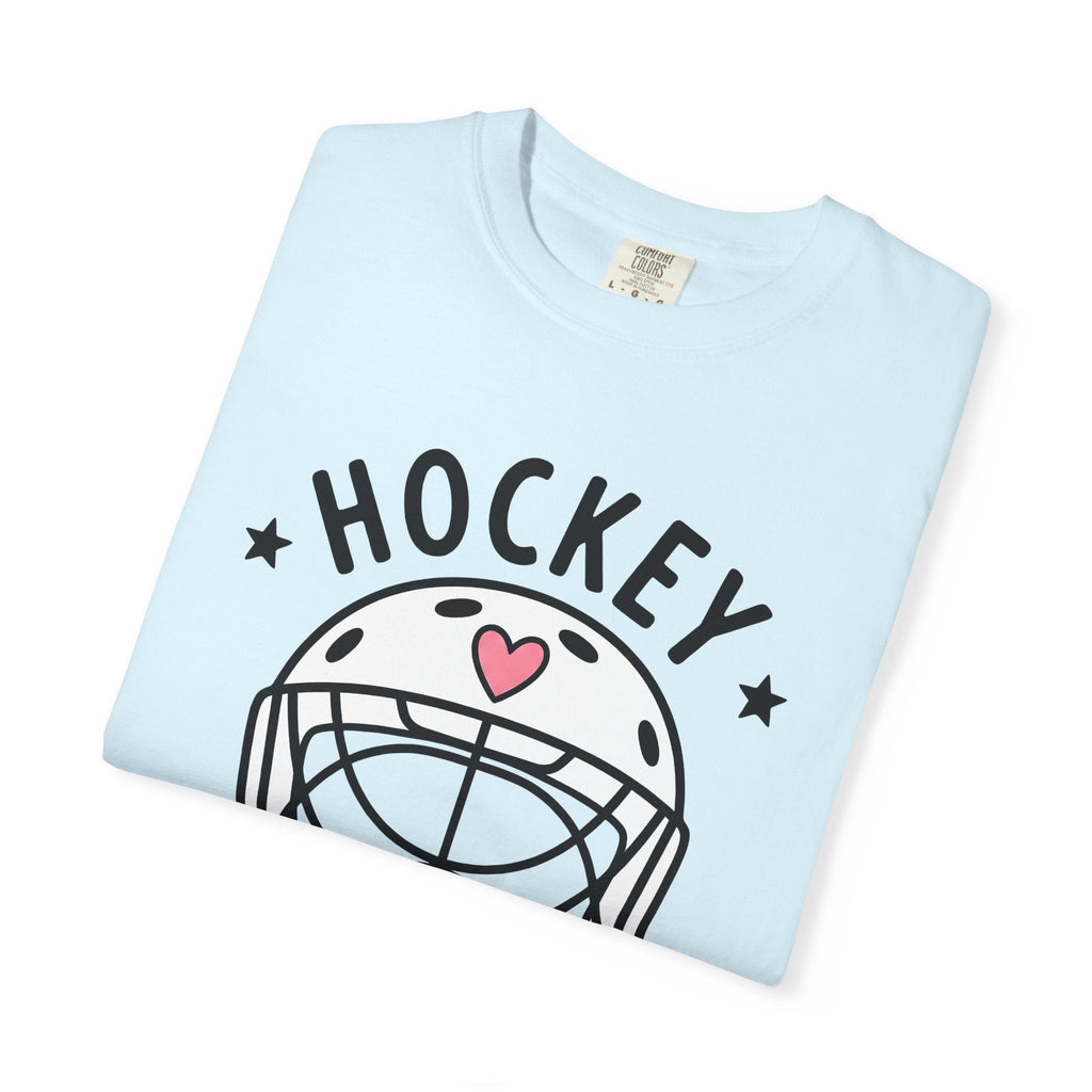 Hockey Helmet Shirt Moms Sports Gift for Women Cute Tee product image 8