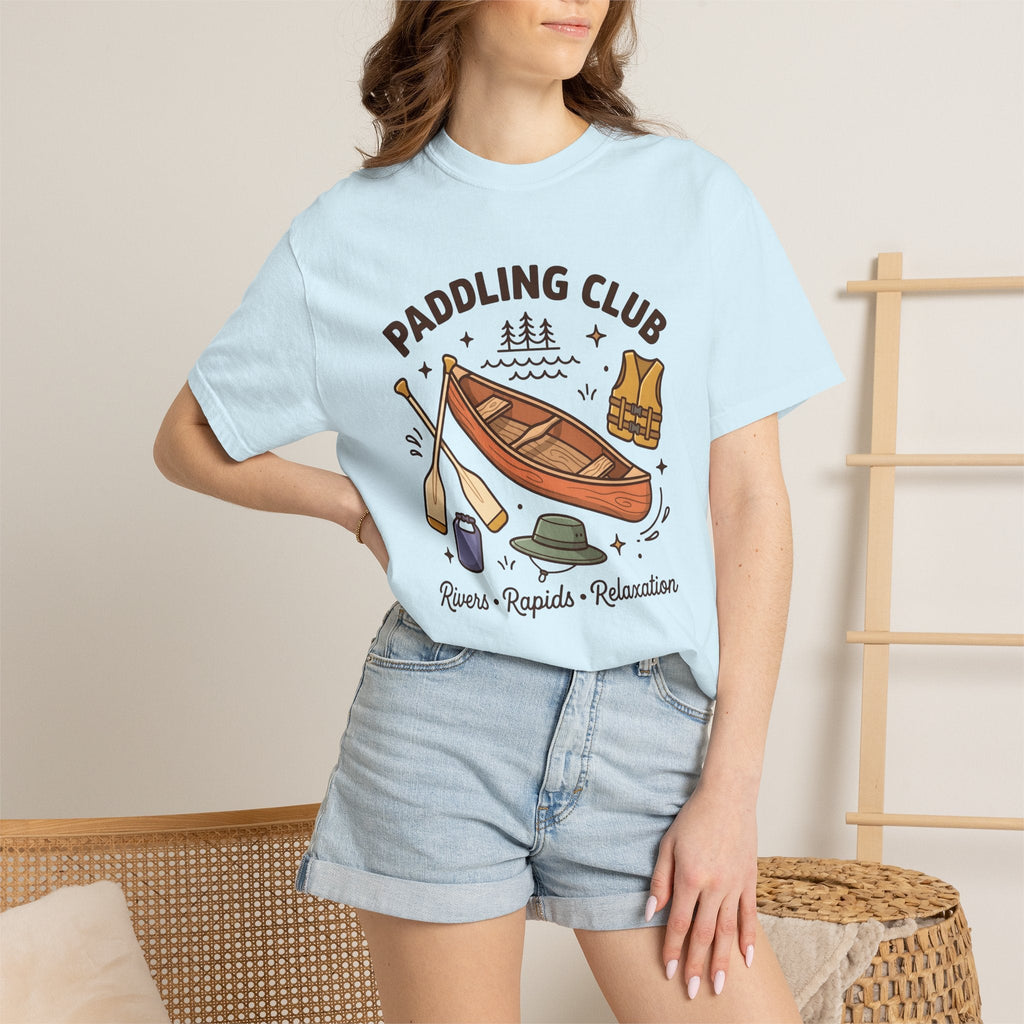Canoe Oars Shirt Paddling Wilderness Unisex Gift Anime Tee product image 9
