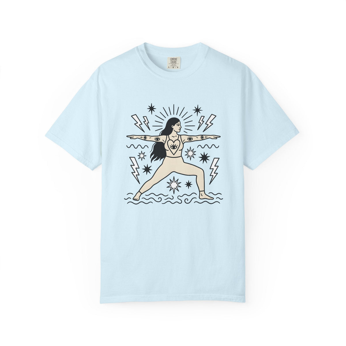 Meditation Pose Shirt Yoga Health Unisex Gift Modern Design product image 2