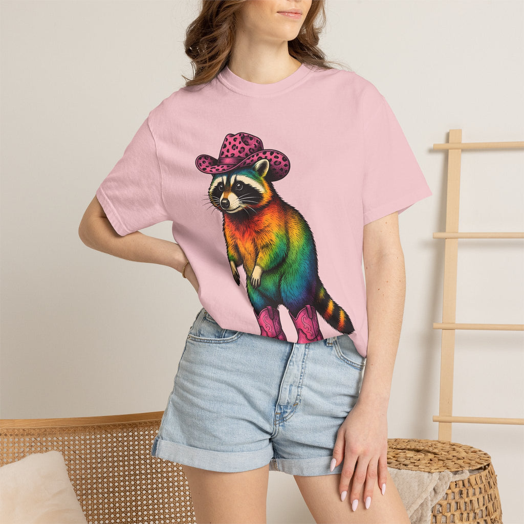 Colorful Raccoon Shirt Cowgirl Wildlife Gift for Women product image 12