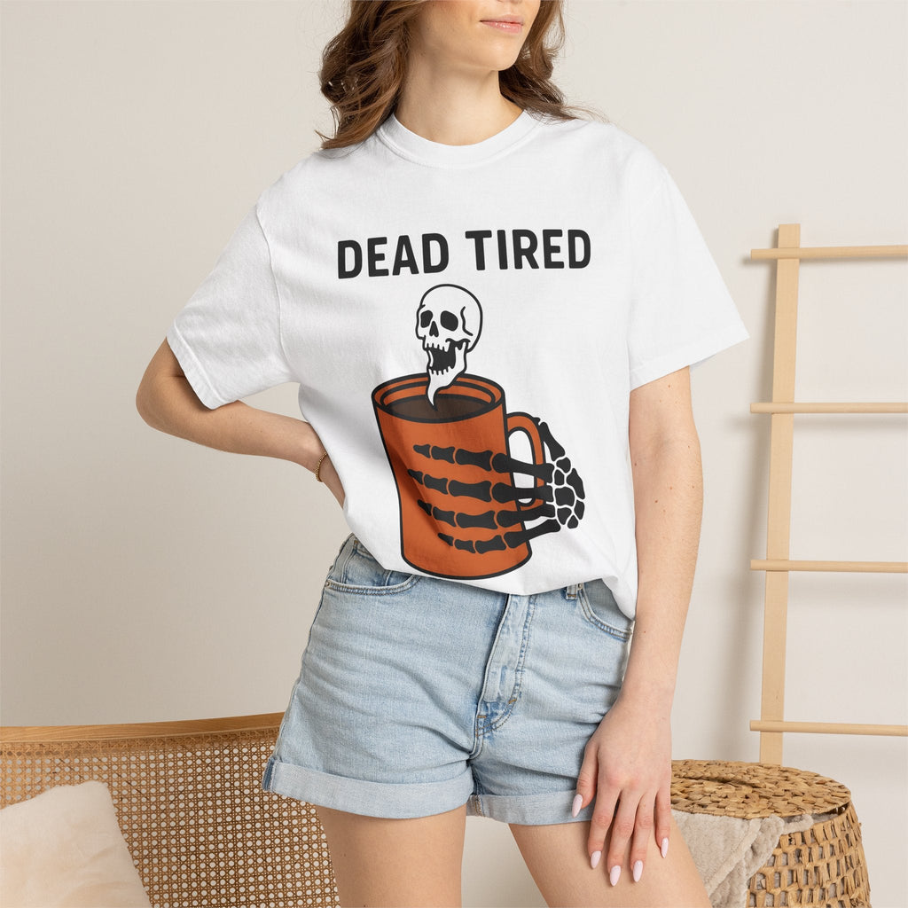 Skeleton Coffee Cup Shirt Coffee Party Unisex Gift Animated Tee Coffee Mug