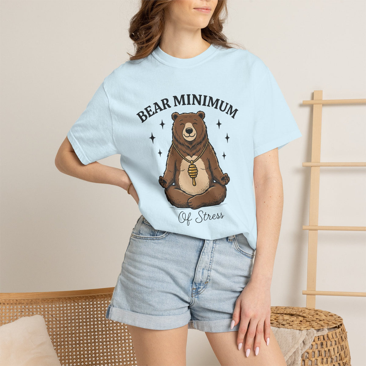 Calm Bear Shirt Yoga Fauna Unisex Gift Graphic Tee T-Shirt product image 9