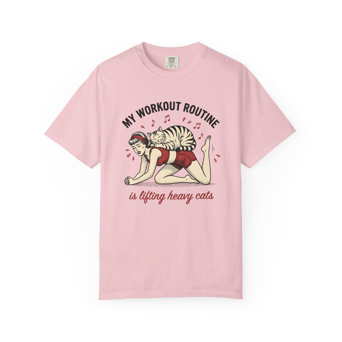Lady Feline Shirt Cat Training Gift for Women Retro Comic product image 3