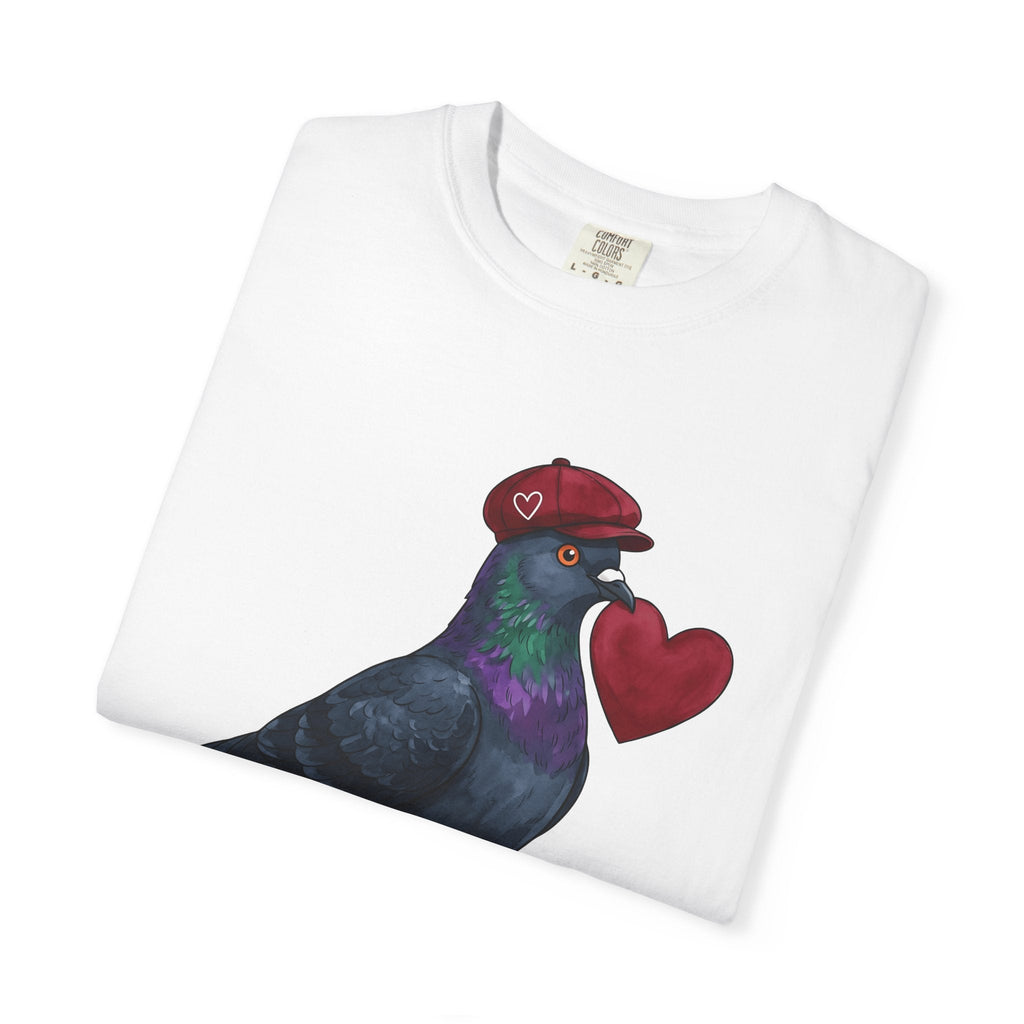 Pigeon Heart Shirt St. Valentines Day Love Unisex Gift product image 5