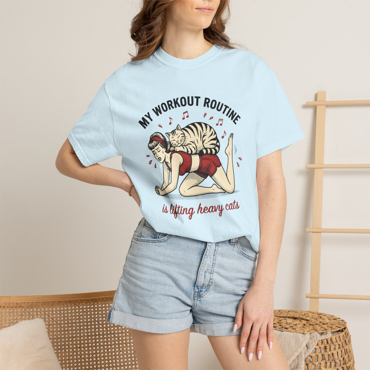 Lady Feline Shirt Cat Training Gift for Women Retro Comic product image 9