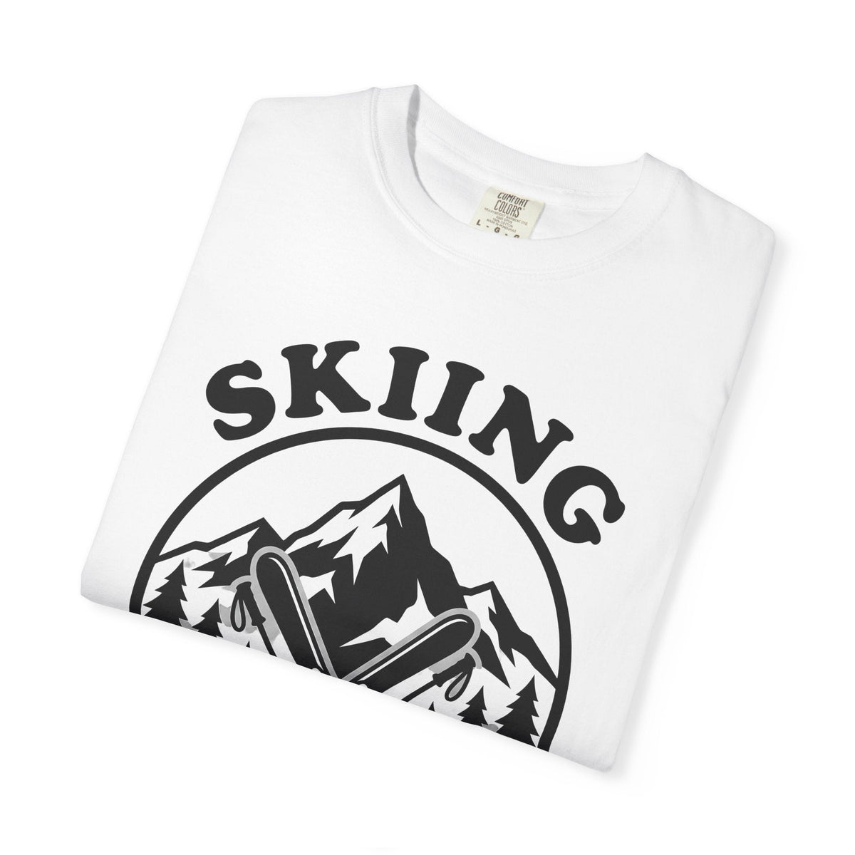 Crossed Skis Shirt Skiing Adventure Unisex Gift Bold product image 5