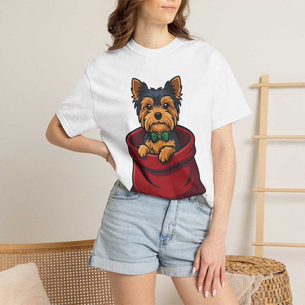 Yorkie Puppy Shirt Dog Pet Supplies Gift Women Pop Art Tee product image 6