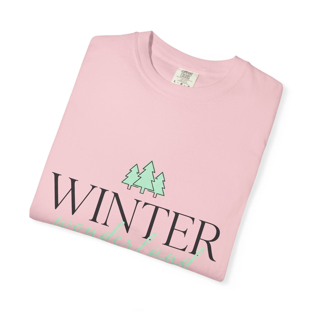Spruce Trees Shirt Holiday Frost Unisex Gift Plain Tee product image 11