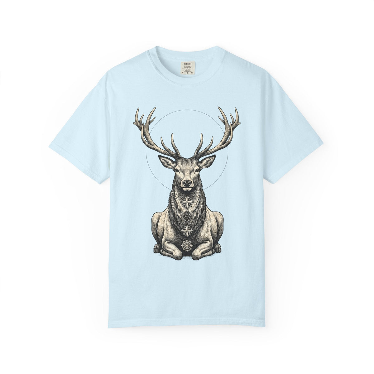 Buck Deer Modern Boho T-Shirt – Stag Wildlife Outdoors product image 2