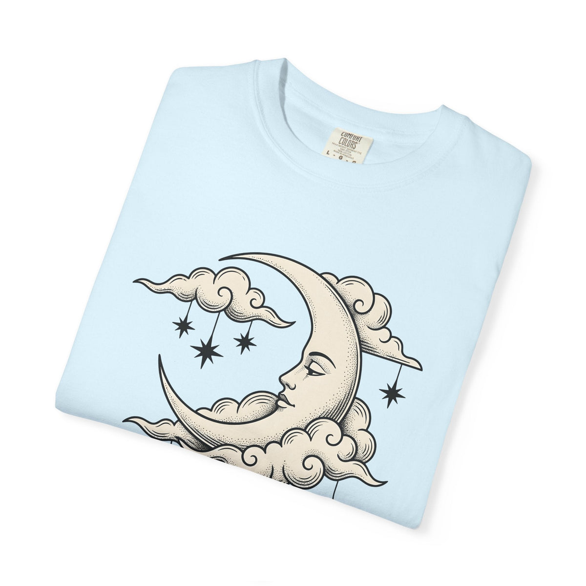 Moon Face Shirt Boho Chic Constellations Unisex Gift Starry product image 8