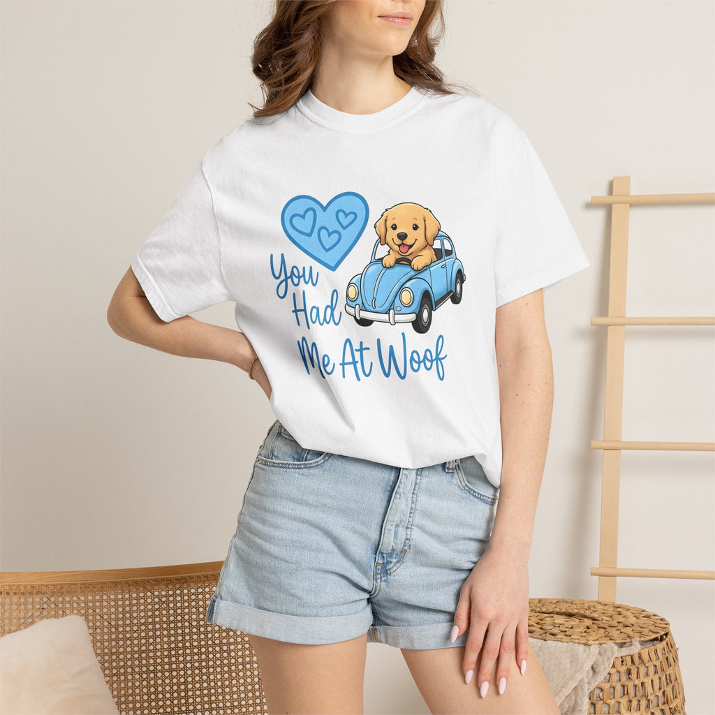Golden Retriever Truck Shirt Dog Pet Unisex Gift Comic Tee product image 6