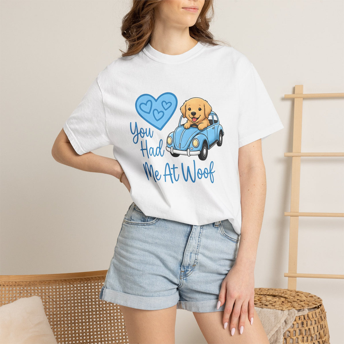 Golden Retriever Truck Shirt Dog Pet Unisex Gift Comic Tee product image 6